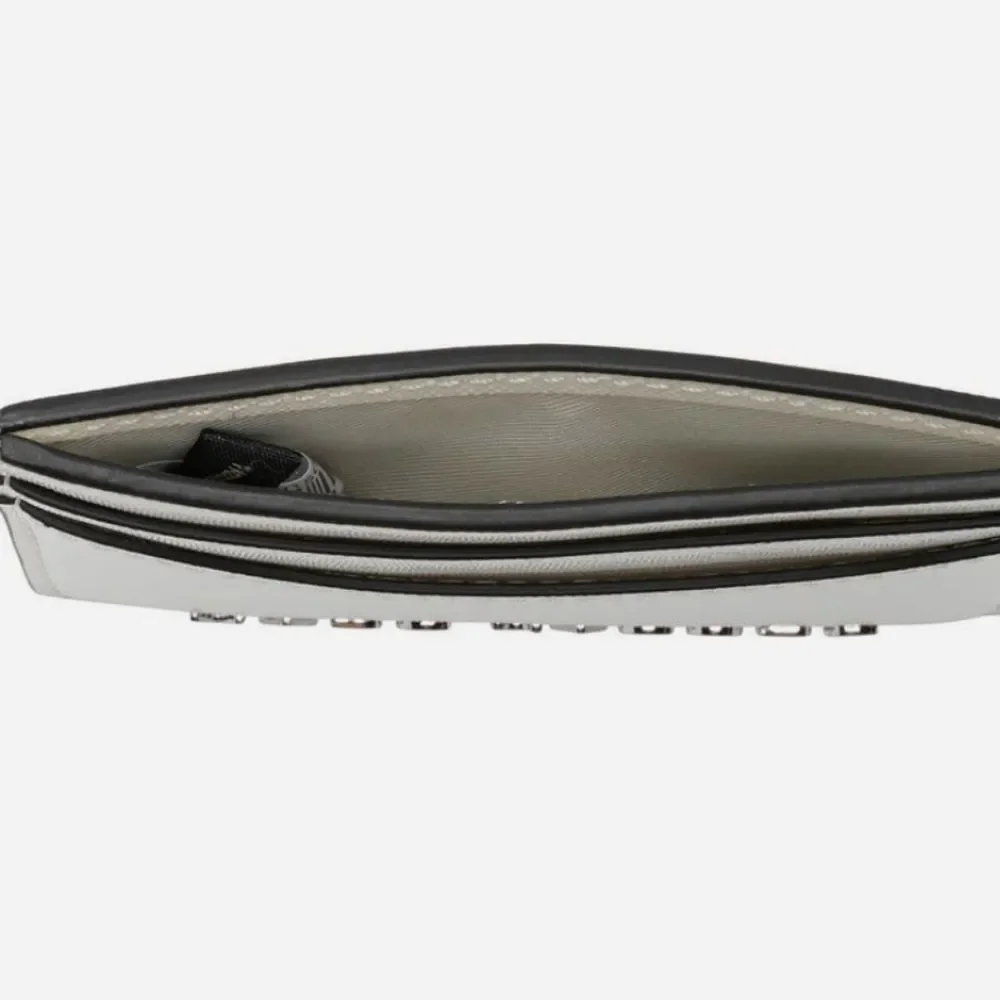Marc Jacobs Trademarc Card Case-‎ White/Silver